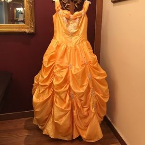 Custom Made Belle Inspired Elegant Dress