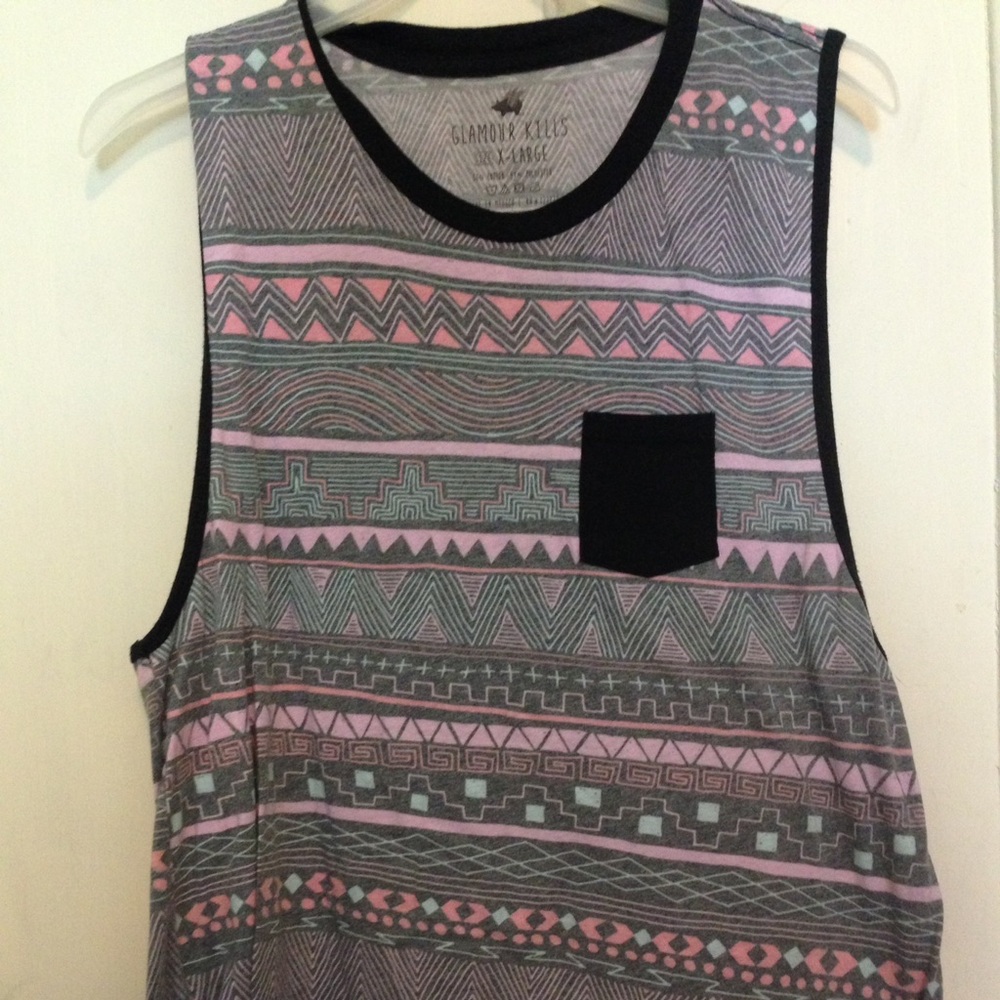Patterned pocket tank