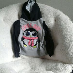 Justice penguin sweater