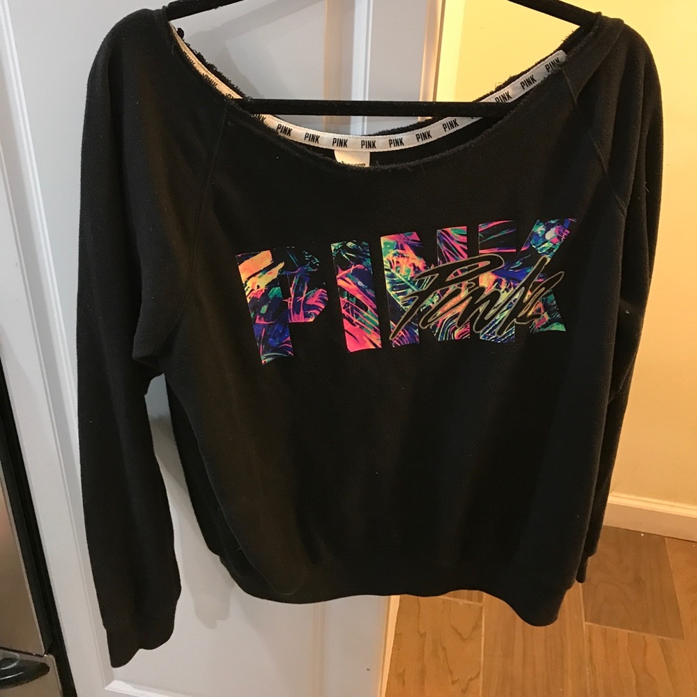 Victoria's Secret love pink slouchy sweatshirt