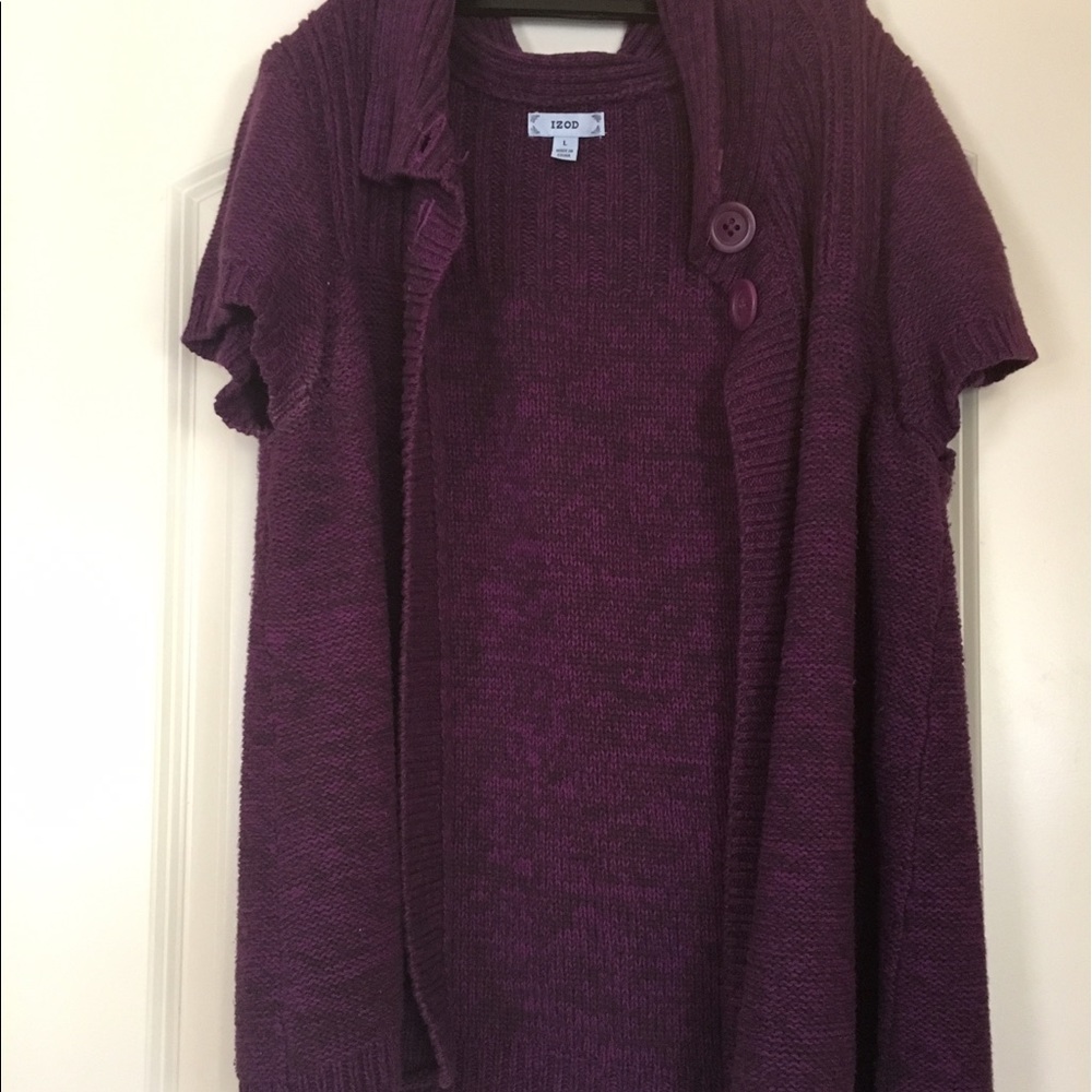 Izod sweater throw