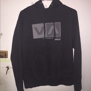 Gray RVCA hoodie