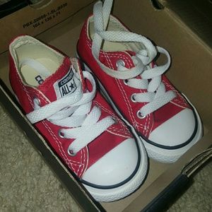 Infants red Converse