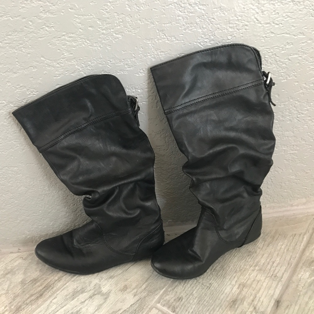 Black boots