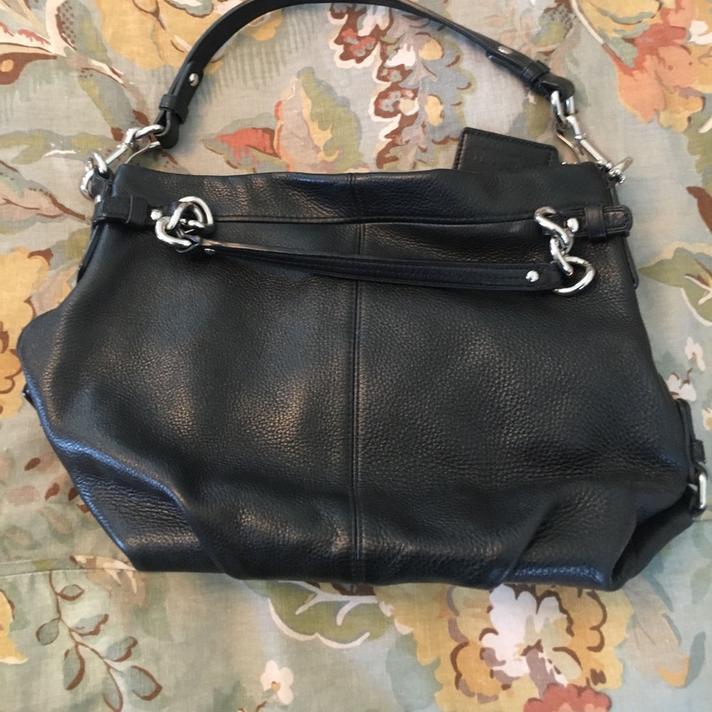 Black Coach Leather Purse