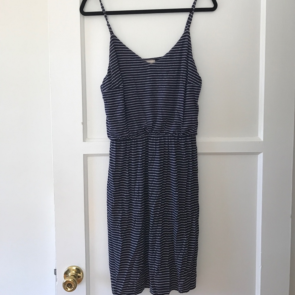 Striped soft dress