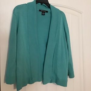 Green blue cardigan