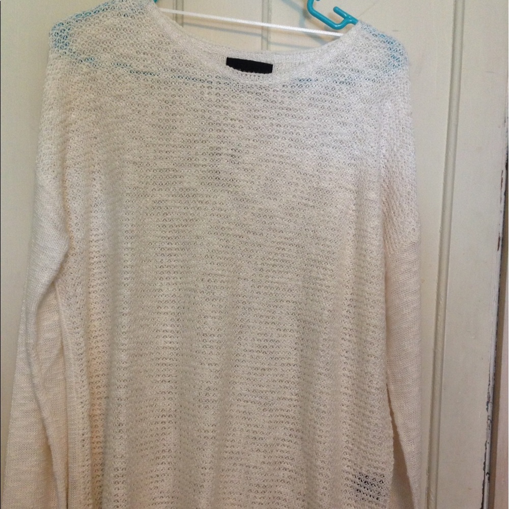 Cream knit sweater