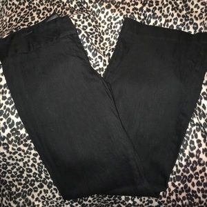 Bebe Black twill summer pants