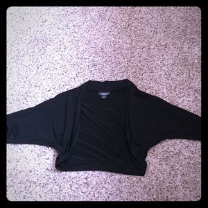 Size small black shrug