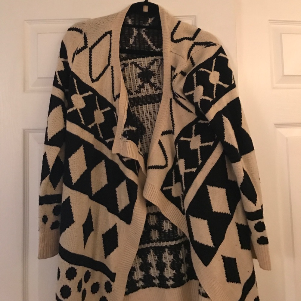 Cozy open cardigan