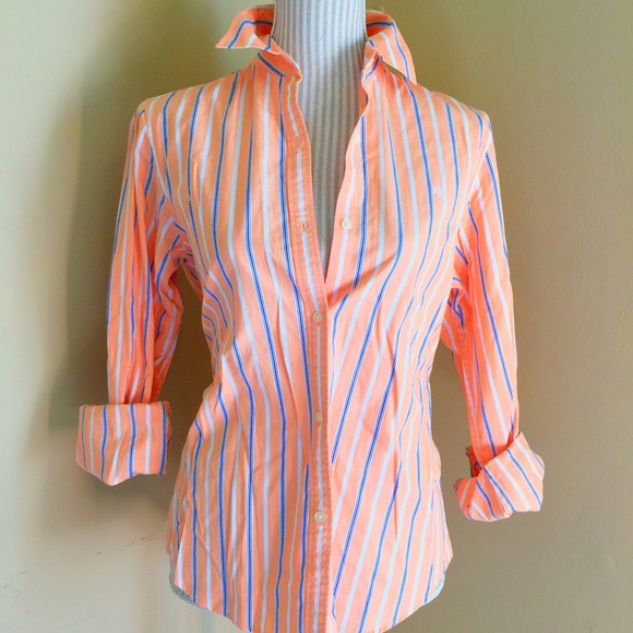 Ralph Lauren Tops - Ralph Lauren Striped Button Down Shirt