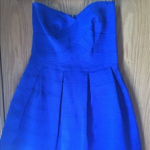 Blue prom dress