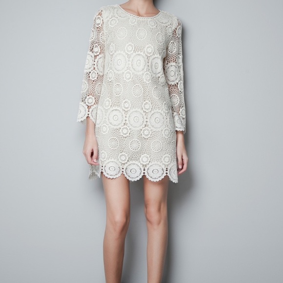 Zara | Dresses | Zara Crochet Long 