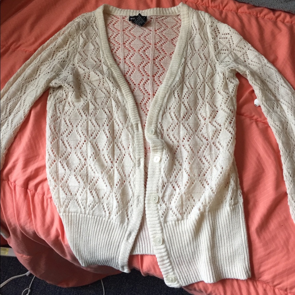 Cream colored knitted sweater!