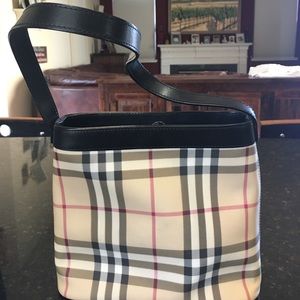 Authentic Burberry London Nova Check Shoulder Bag