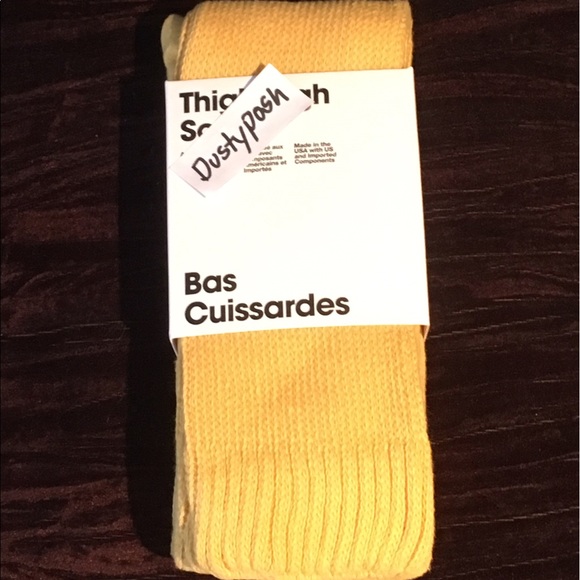 American Apparel Thigh High Socks Ribbed Boot Over Knee Long Five Colors Y2K 💙 - Picture 3 of 11