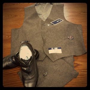 Sean Jean Linen Vest and Pants