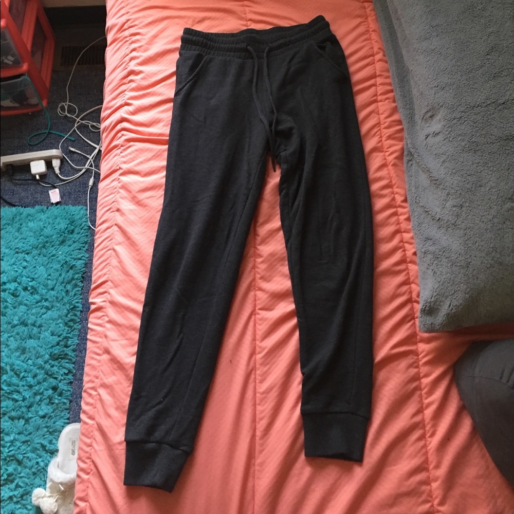 Dark grey joggers!