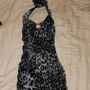 Sexy leopard dress