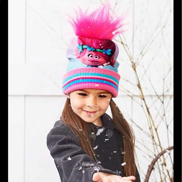 The Troll Poppy Hat with Hair - Picture 2 of 3