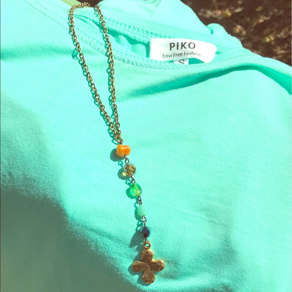 PIKO Short Sleeve Tops in Lucite Green