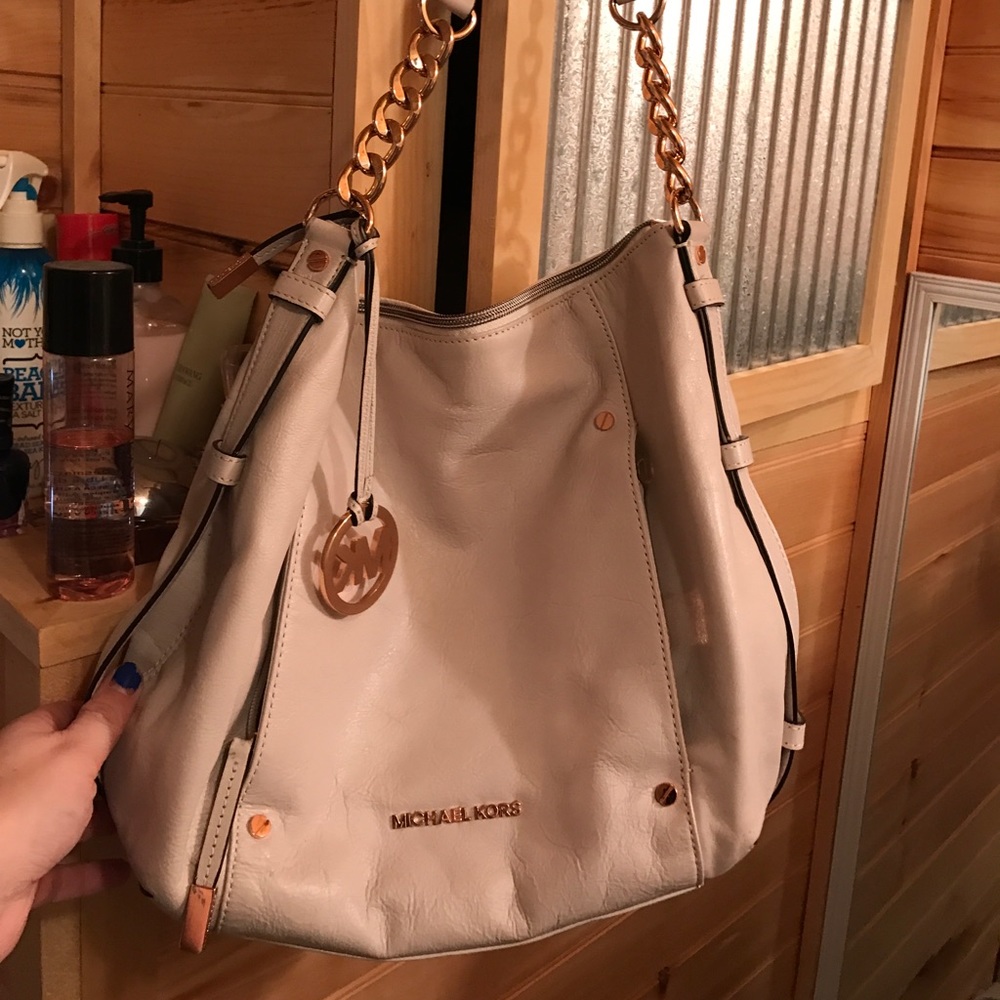 Michael Kors Hobo Bag with Rose Gold