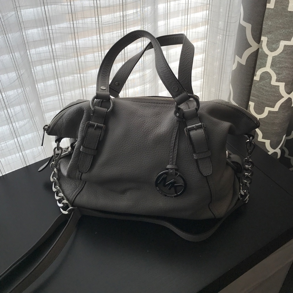 Authentic Michael Kors Gray Purse
