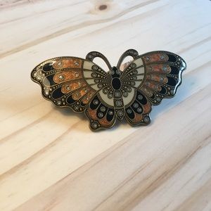 Butterfly hair clasp