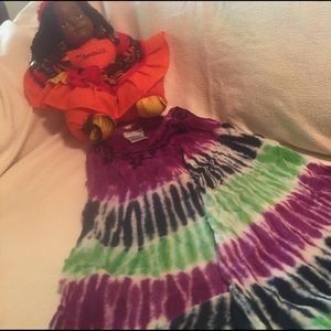 Tyedyed cute little girls and/or top size large!