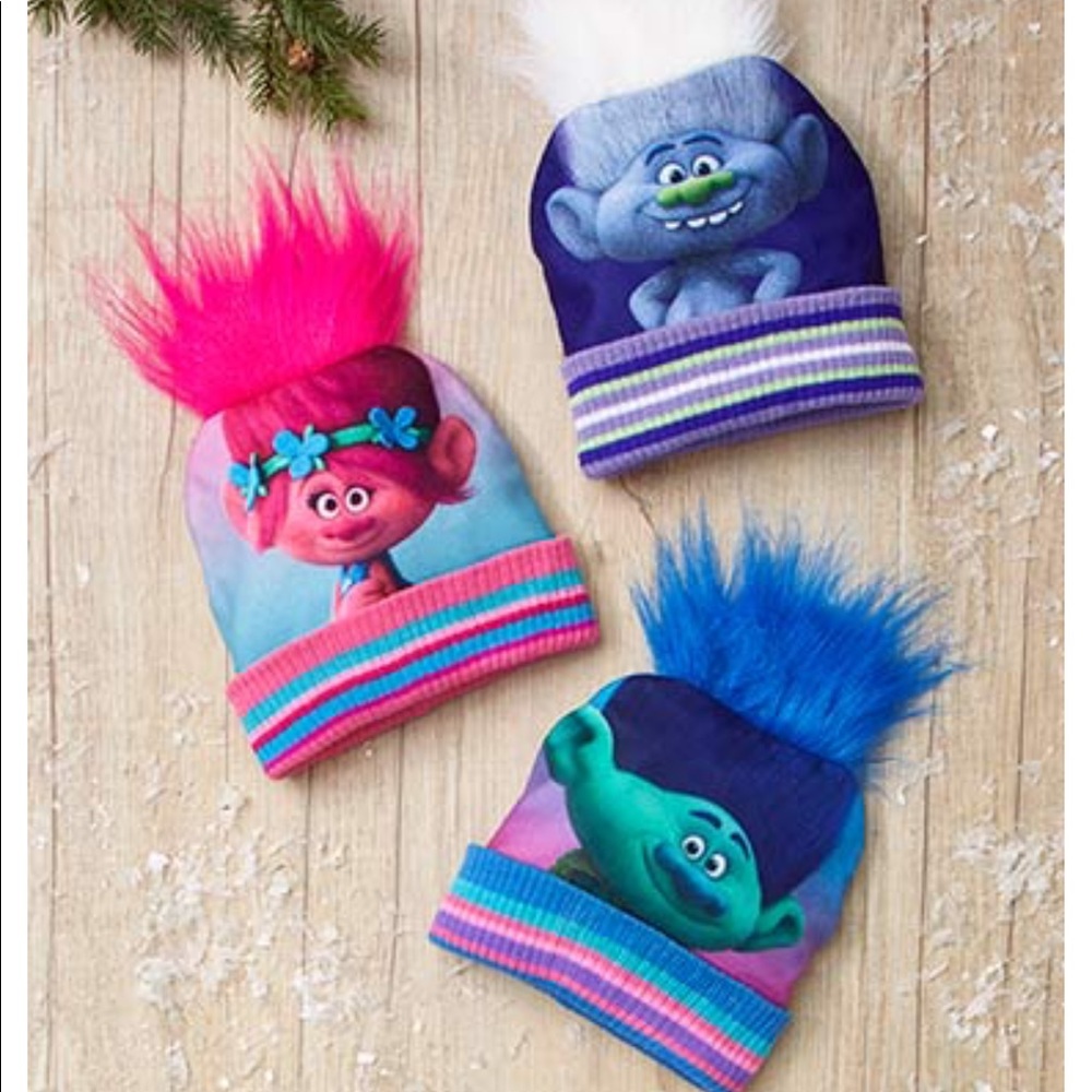 Troll Movie Branch Hat with Hair - NWT🌈 - Picture 2 of 2