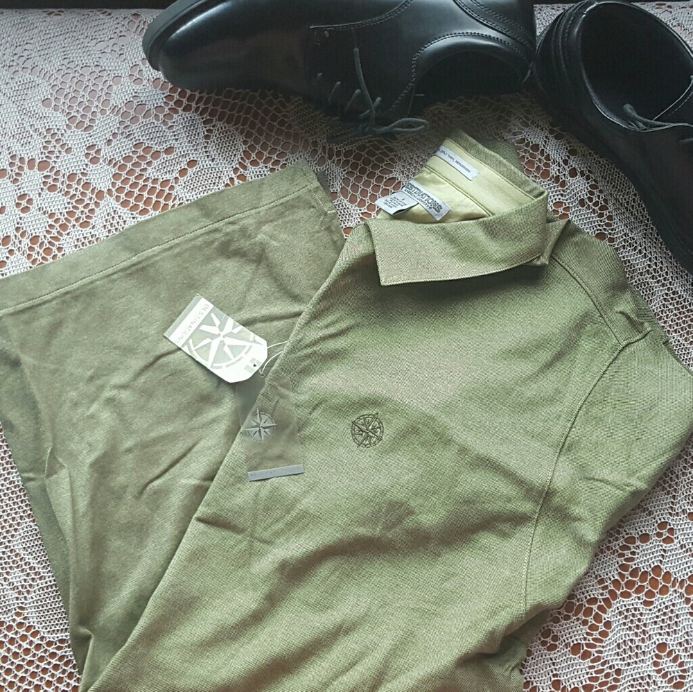 Destinations American Identity polo shirt NWT