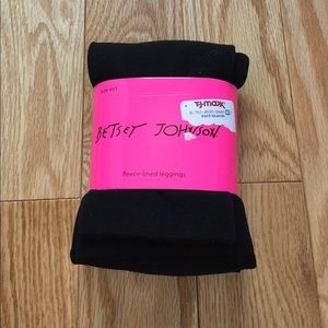 Black Fleece-Lined Leggings