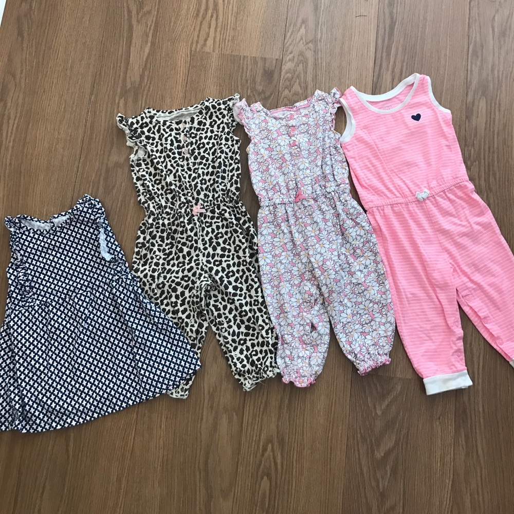 18M girls rompers and dress