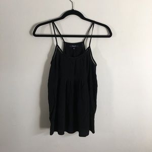 Madewell Black Crop Tank