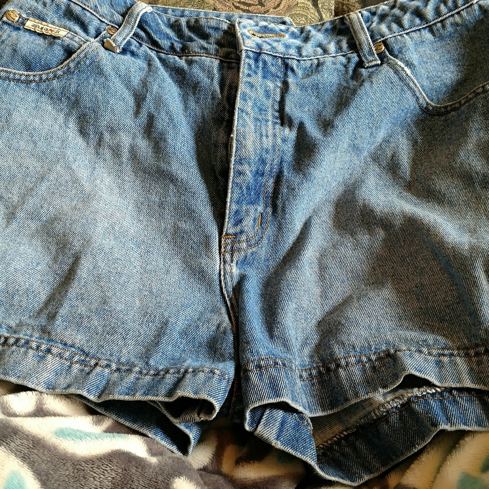 High waisted shorts