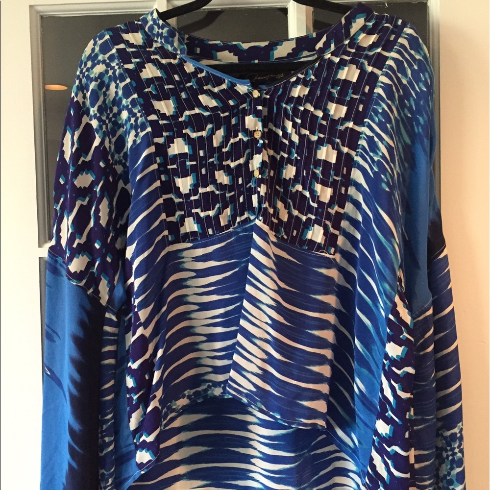 PJK Patterson J Kincaid Bell Sleeve Tunic