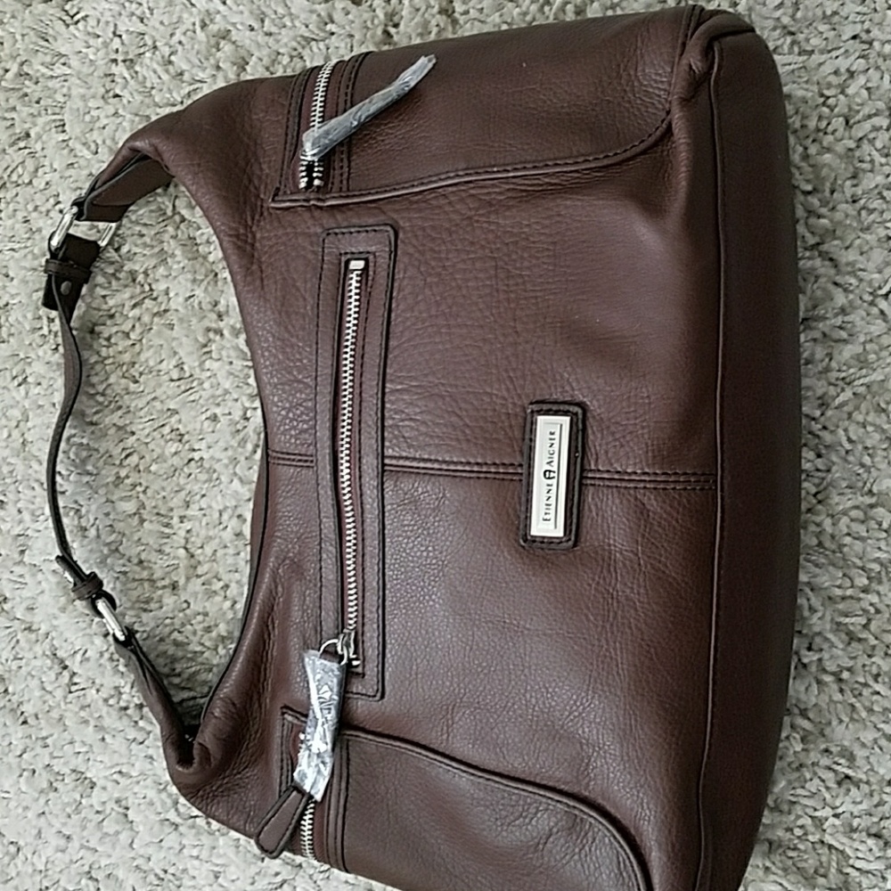 Brown Leather Handbag