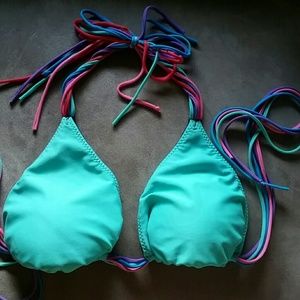 Triangle bikini multi strap top