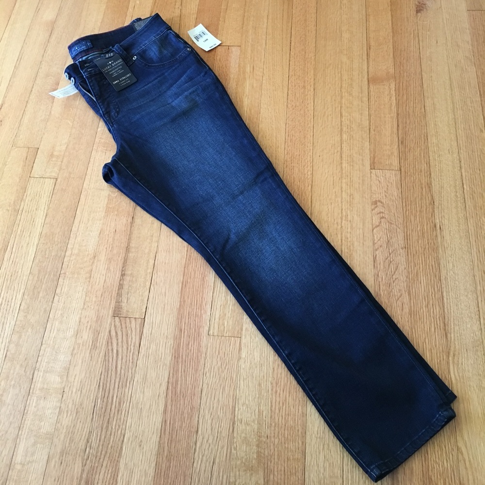 NWT Lucky Brand Emma straight denim size 14W