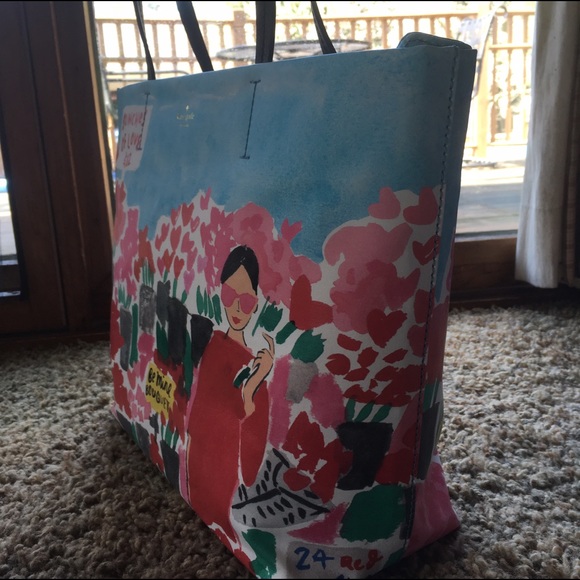 Kate Spade Be Mine zipper tote NWT - Picture 6 of 7