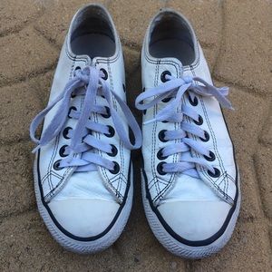 White Leather Sneakers