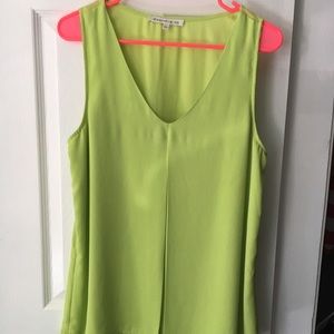 Daniel Rainn lime green blouse
