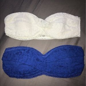 Abercrombie Bandeaus (2) Never Worn