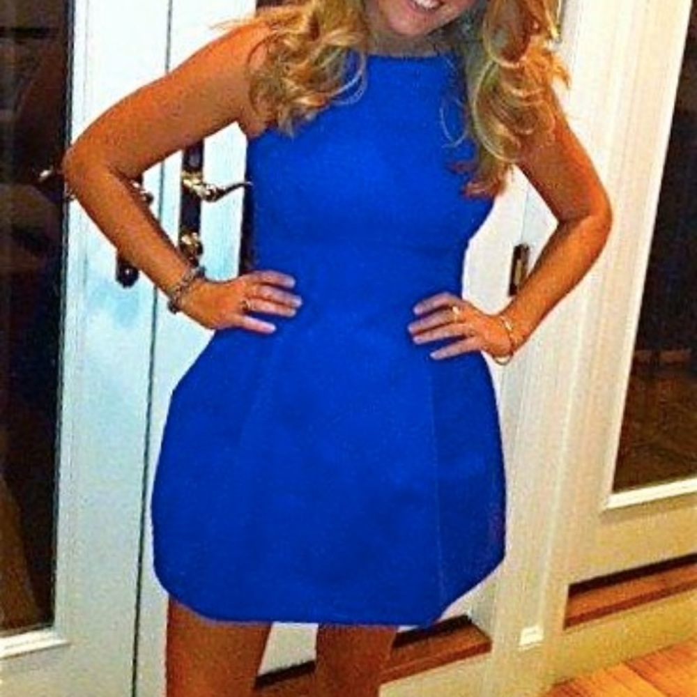 Zara Purple-Blue Dress