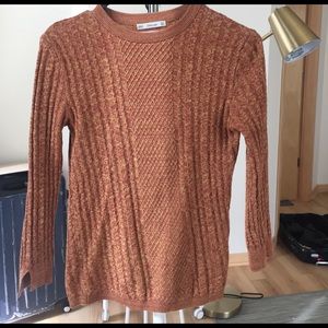 Zara Knit Orange/Yellow yarn Sweater