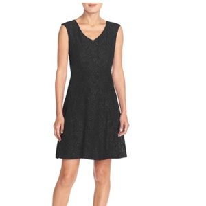 Ellen Tracy Lace Fit and Flare Dress