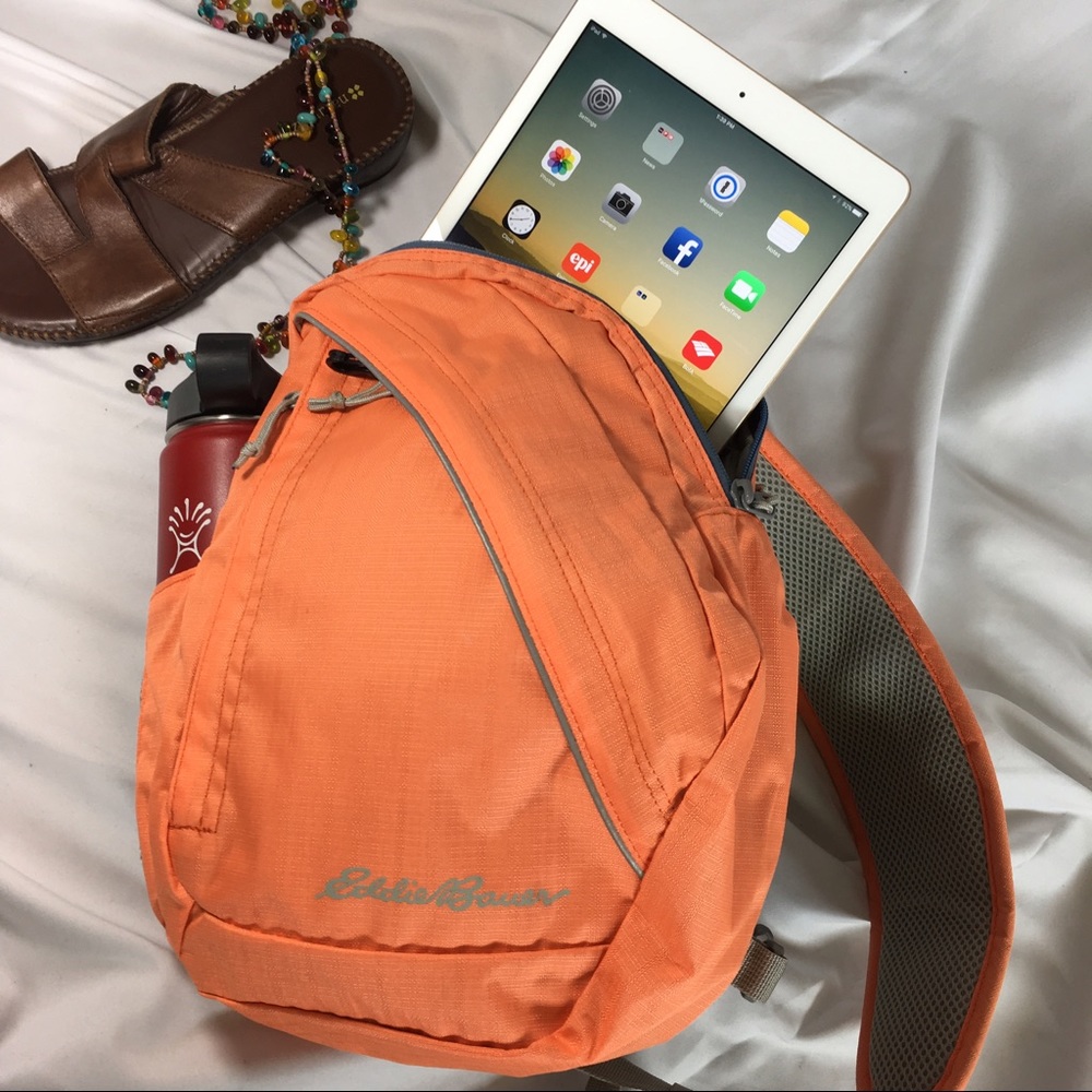 EDDIE BAUER Stowaway Sling Bag Crossbody Backpack