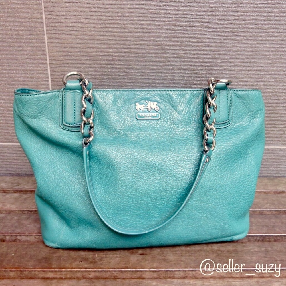 Coach Sophia Pebbled Leather Tote