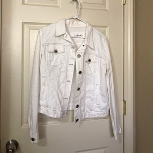White Gap denim jacket